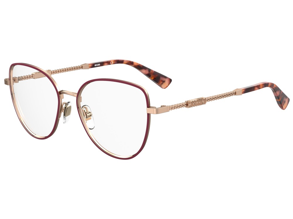 MOSCHINO MOS601 YK9 BURGUNDY COPPER GOLD